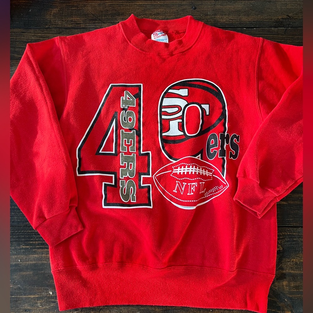 Red 49ers Sweatshirt